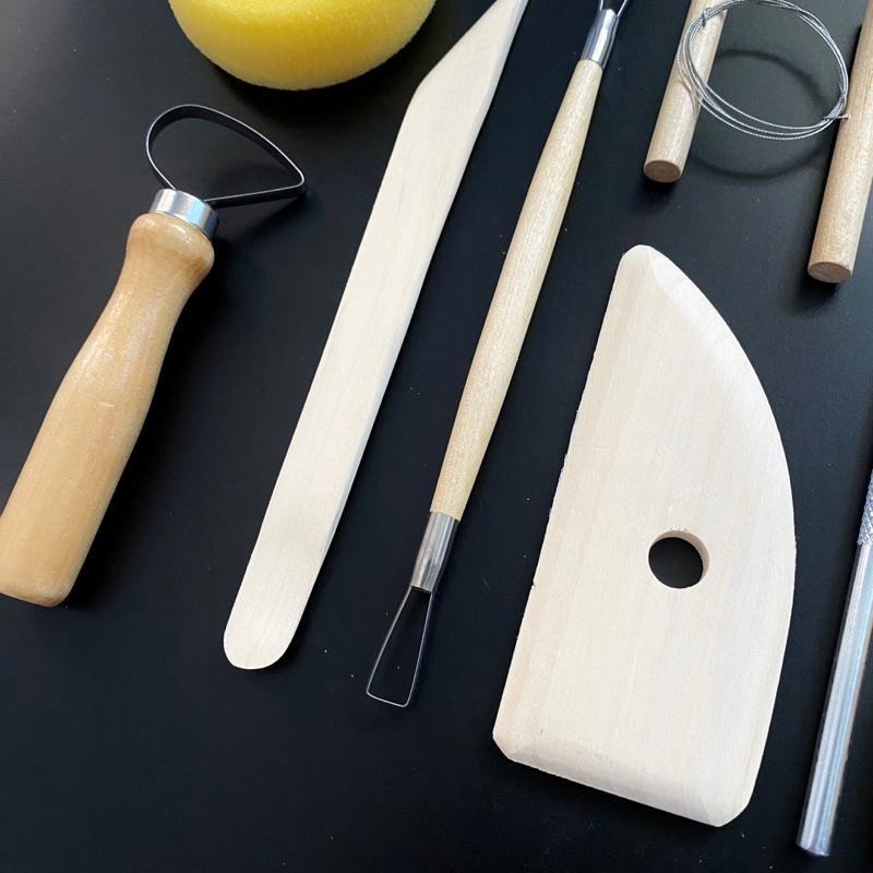 陶藝造型&修坯工具13入組【河狸造物】陶土工具 油土雕塑 陶瓷 手拉坏 黏土工具 造型工具 美術材料 藝術創作 陶藝課程-細節圖5