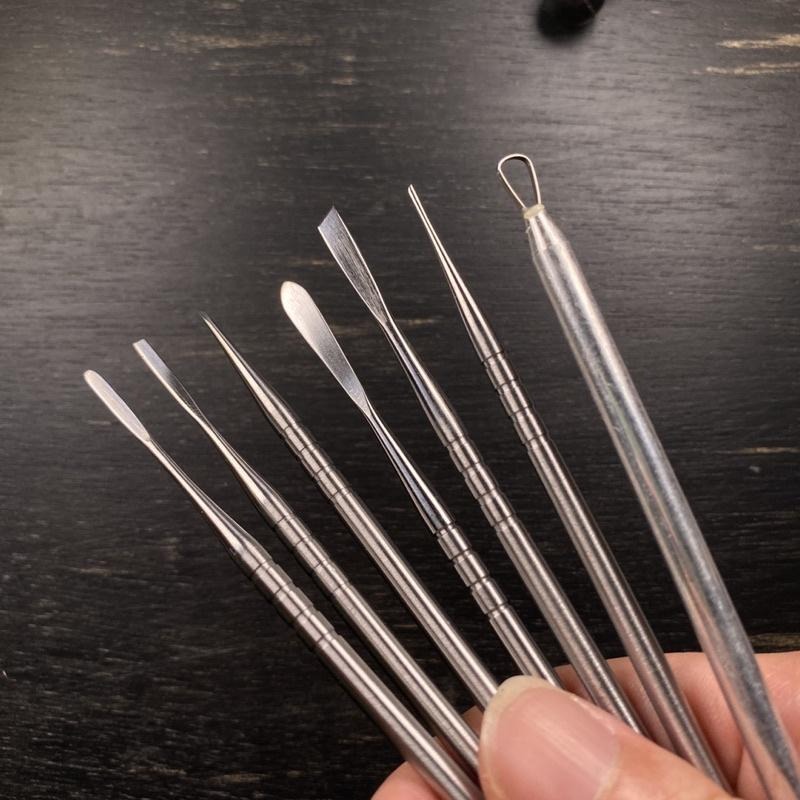 金屬細工雕塑工具7入組【河狸造物】 陶藝 手工藝 修坯 軟陶 藝術 油土雕塑 造型雕塑 黏土雕塑 公仔製作 樹脂土製作-細節圖3