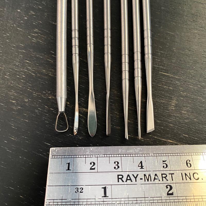 金屬細工雕塑工具7入組【河狸造物】 陶藝 手工藝 修坯 軟陶 藝術 油土雕塑 造型雕塑 黏土雕塑 公仔製作 樹脂土製作-細節圖7