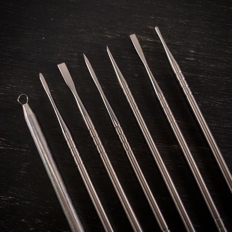 金屬細工雕塑工具7入組【河狸造物】 陶藝 手工藝 修坯 軟陶 藝術 油土雕塑 造型雕塑 黏土雕塑 公仔製作 樹脂土製作-細節圖9