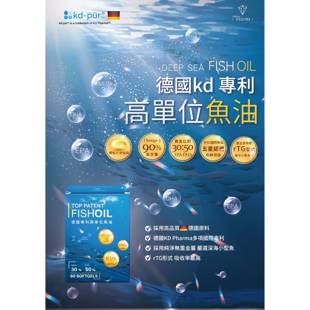 芸希悅《高單位德國大廠魚油》Omega-3-細節圖2