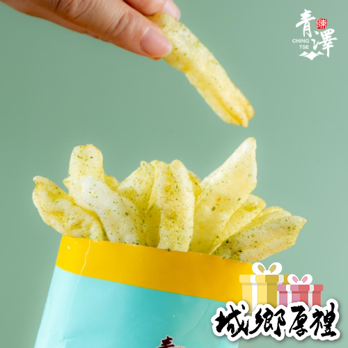 【青澤ChingTse】火燒蝦風味蝦薯條-海苔 80G