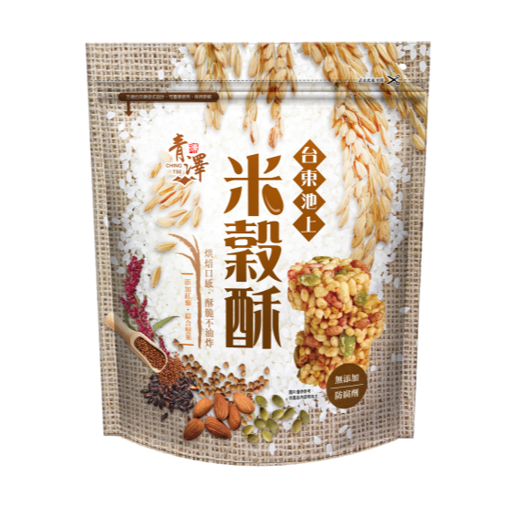 【青澤ChingTse】池上米穀酥-椒鹽口味 160公克-細節圖2