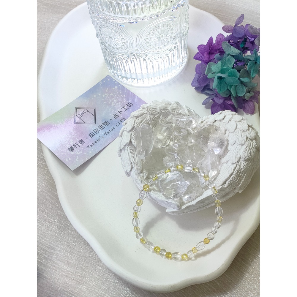 設計款水晶手鍊-規格圖1