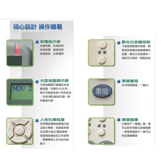 【紅海監控】現貨 TECOM 東訊 SD-7706E 6鍵雙模數位話機  話機 6鍵和絃 總機 主機 電話-細節圖3