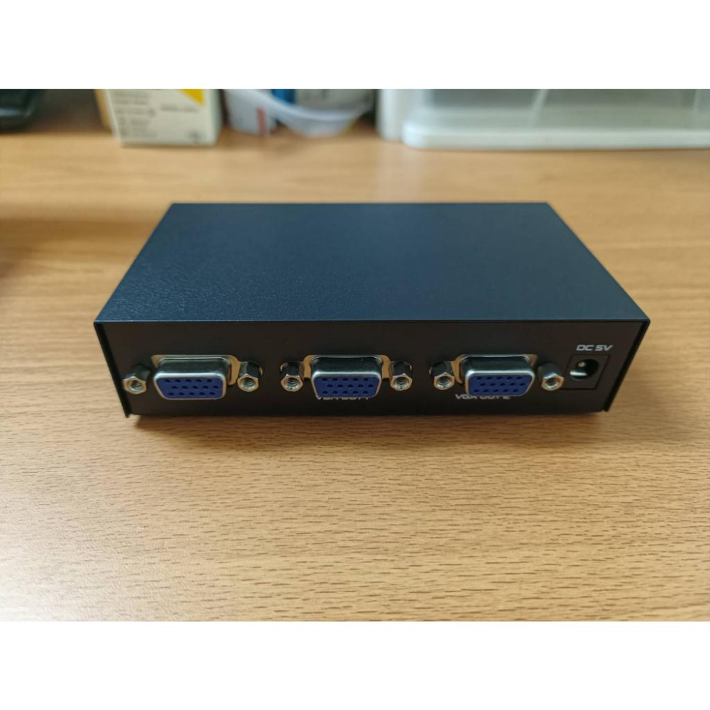 【紅海】VGA 2路分配器 1進2出 螢幕分配器一組VGA同時輸出 VGA分配器 VGA VGA線-細節圖2