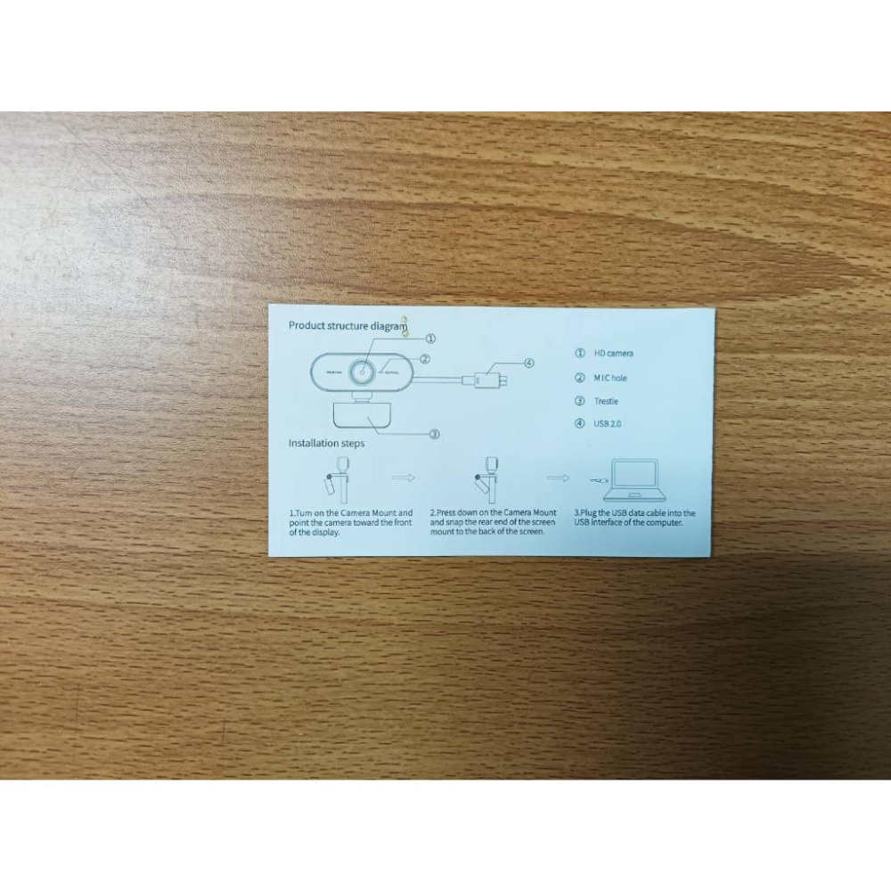 【紅海】Webcam 1080p攝影機 內含麥克風 遠端教學 居家辦公 視訊鏡頭 網路攝影機-細節圖4