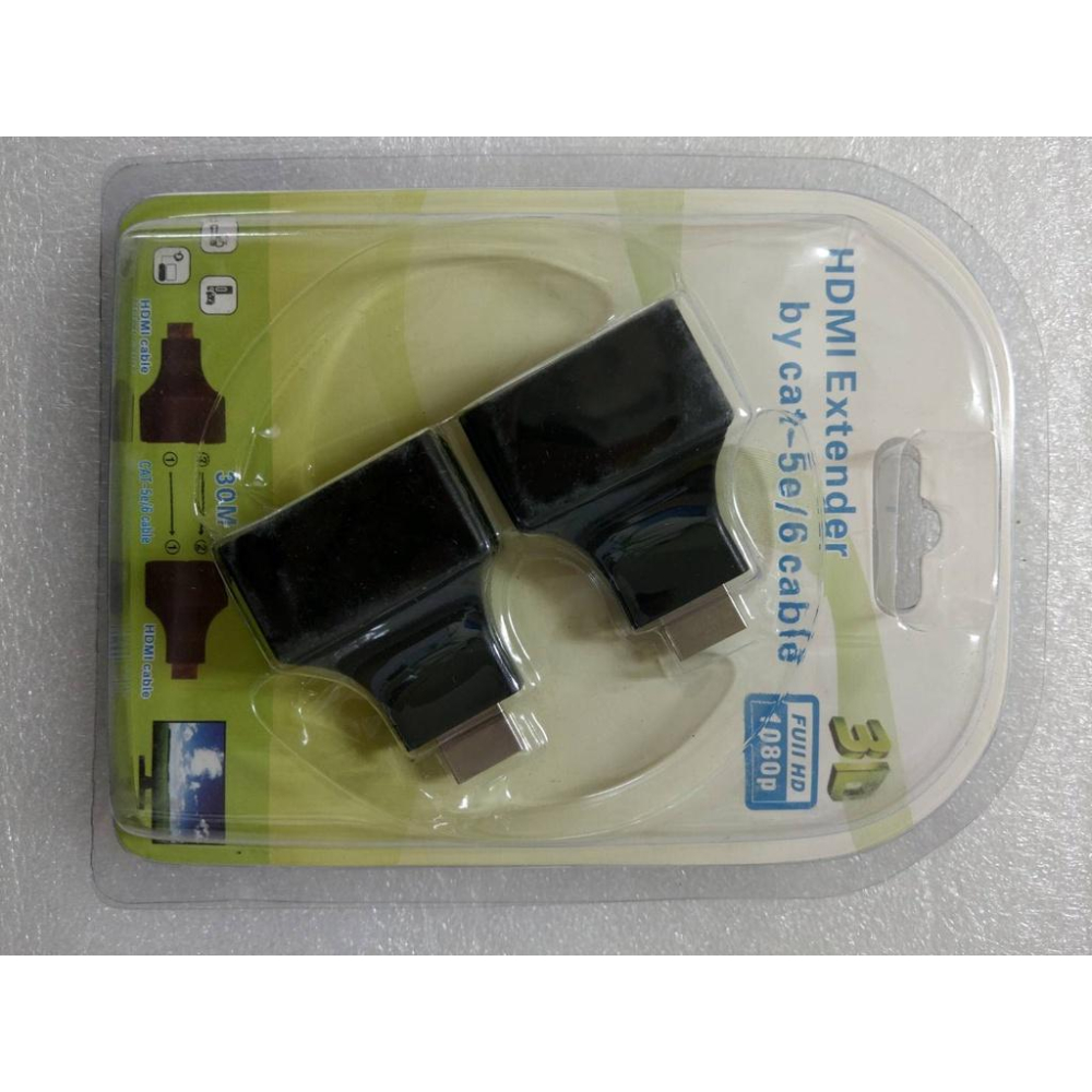 【紅海監控】HDMI 延長器 30米 HD 雙網孔 影像訊號放大器 30公尺 30M RJ45轉HD 網路線-細節圖2