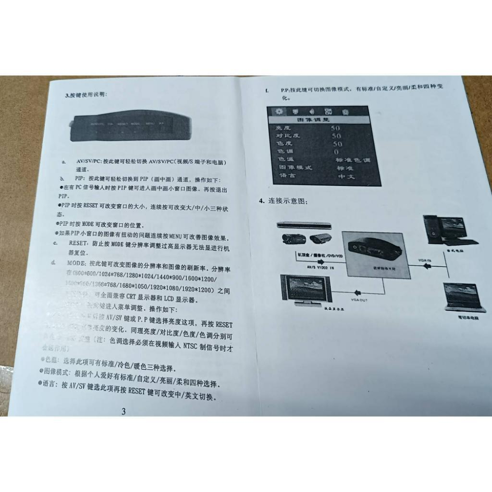 【紅海監控】 AV 轉 VGA 訊號切換器 AV TO VGA 視訊轉換器 BNC TO VGA BNC TO PC-細節圖7