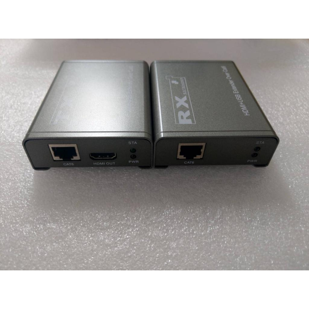 【紅海監控】HD+USB 延長器 60米 放大器 影像訊號放大器 60公尺 60M RJ45轉HD 網路線-細節圖2