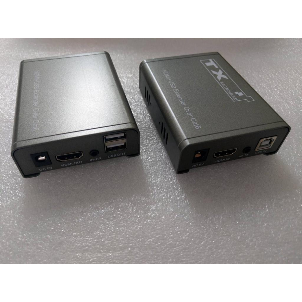 【紅海監控】HD+USB 延長器 60米 放大器 影像訊號放大器 60公尺 60M RJ45轉HD 網路線-細節圖3