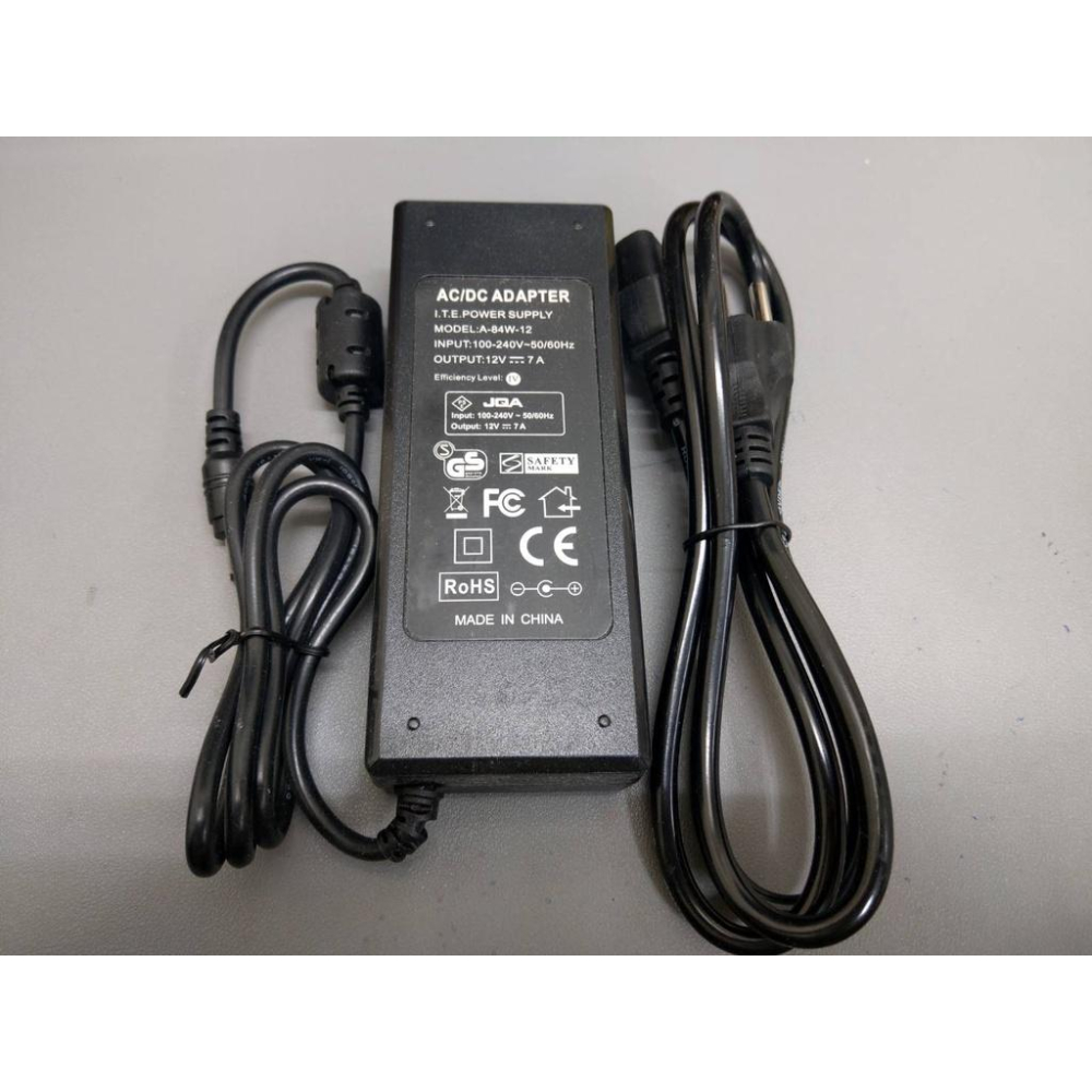 【紅海監控】現貨12V 7A變壓器 DVR 監視器專用 電源供應器 DC 12V 7A 主機變壓器-細節圖3