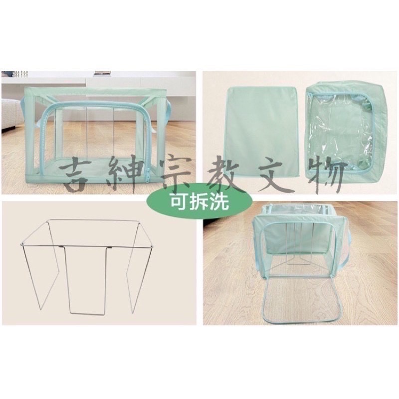 「快速出貨+贈品」新款加粗加厚88L寵物氧氣箱 氧氣房 氧氣室霧化箱 犬貓鼠兔寵物專用，霧化氧療可折疊清洗-細節圖4