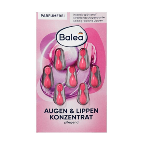 德國 Balea 芭樂雅 眼唇保濕精華球 7st / DM (DM5554) 精華膠囊 時空膠囊