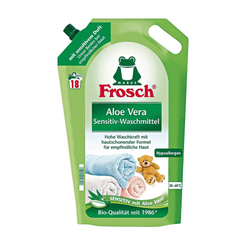 Frosch 德國小綠蛙 蘆薈靈敏洗衣精 1.8L (FS029)