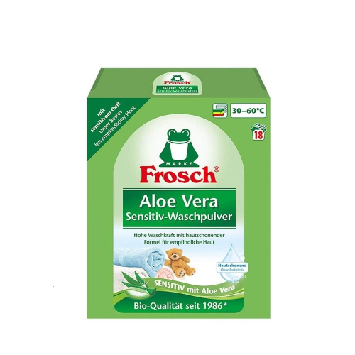 Frosch 德國小綠蛙 蘆薈敏感洗衣粉 1.35kg (FS034)