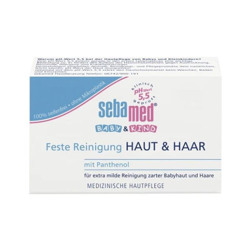 德國 Sebamed 施巴 嬰兒二合一洗髮潔膚皂 100g (SB110)