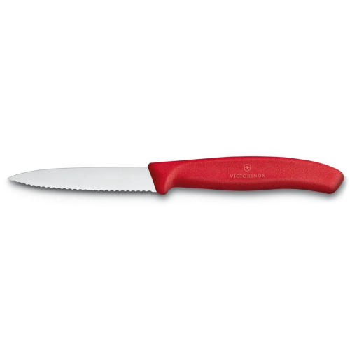 瑞士 Victorinox 經典鋸齒削皮刀 - 紅 約19公分 (VI686)