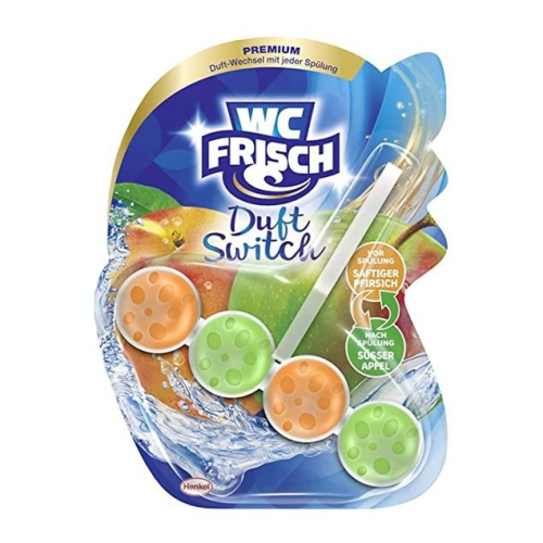德國 WC Frisch 馬桶香氛清潔球 - 桃與甜蘋果 50g (WC136)