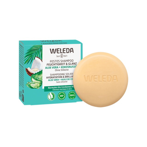 德國 Weleda 薇莉達 蘆薈保濕洗髮皂 50g (WD391)