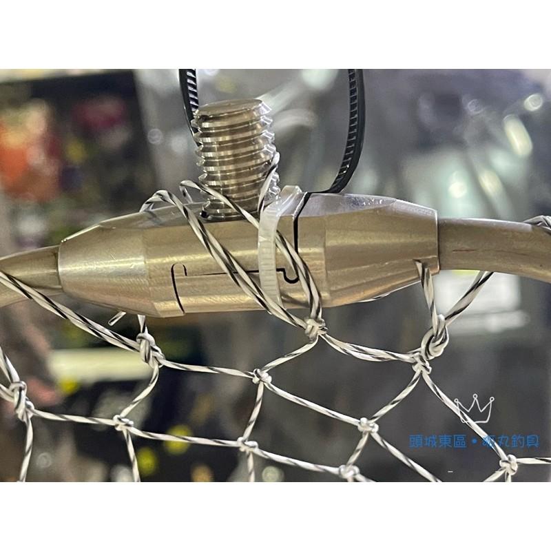 【 頭城東區釣具 】磯玉網 磯撈網 三角框 網框 鈦 50cm-細節圖4