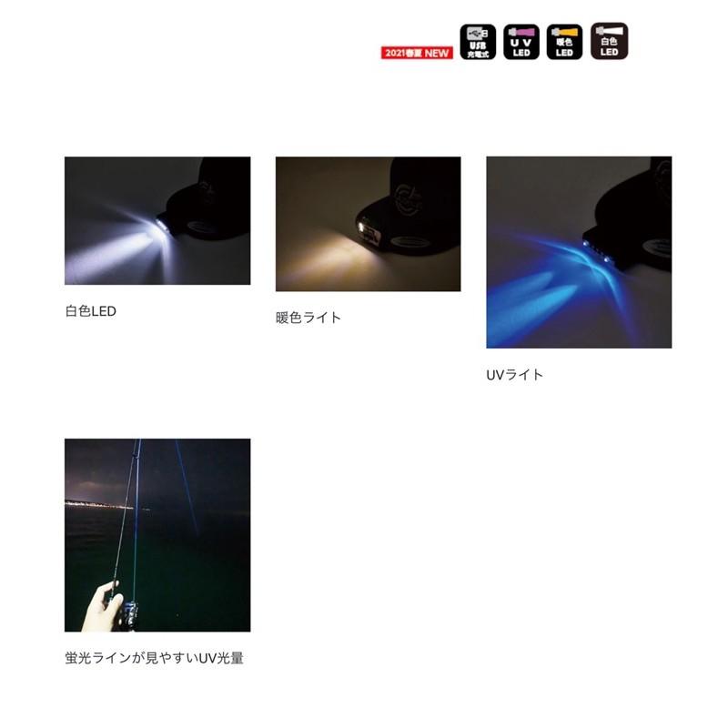 【 頭城東區釣具 】GAMAKATSU LUXXE LEHL-60 夾帽式 頭燈 USB充電 5段色階-細節圖3