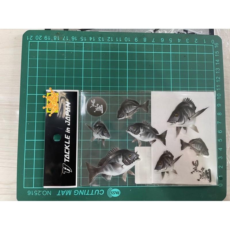 【 頭城東區釣具 】TACKLE IN JAPAN 21年新款 立體魚型 轉印 貼紙-細節圖4