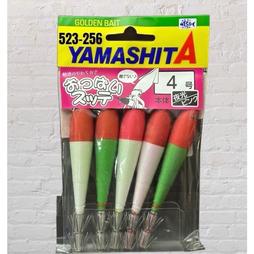 🎣🎣【 頭城東區釣具 】 YAMASHITA おっぱい4-T2 布捲 布卷 4號 (5入) 透抽 軟絲-規格圖1