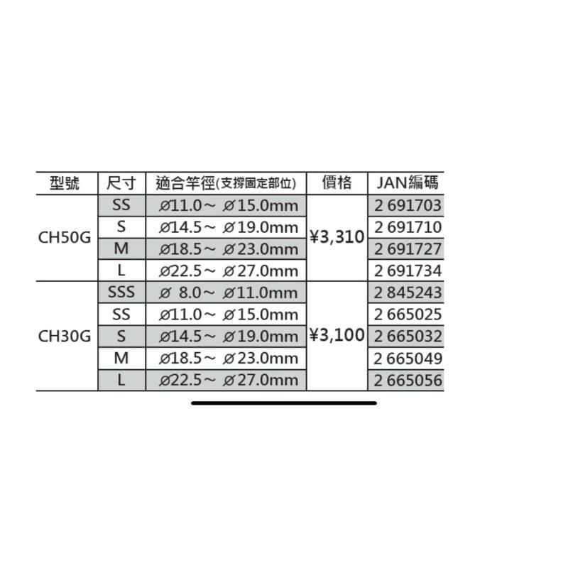 【 頭城東區釣具 】DAIWA CH50G 速攻 船竿架 鎖竿頭 （尺寸S、M、L）-細節圖2