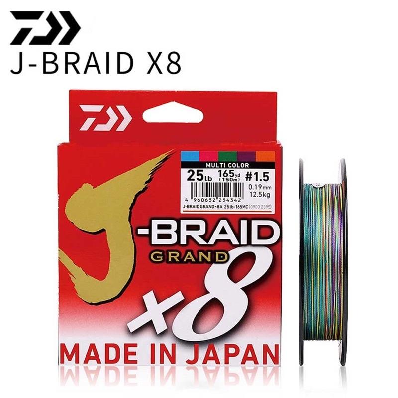 【 頭城東區釣具 】DAIWA J-BRAID 日本製 新版 PE線 8股 暗綠色 彩色 #8股 #編織線 #路亞-細節圖6