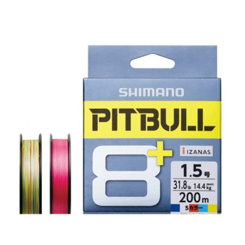 SHIMANO ( 200M ) LD-M51T / LD-M61T PITBULL 8+ PE線 五色線 粉紅色