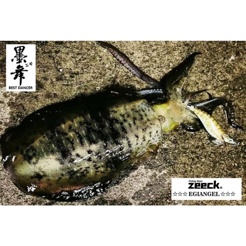 【 頭城東區釣具 】ZEECK EGIANGEL 墨舞3.5吋木蝦 日本尾針 墨將 墨z-細節圖5