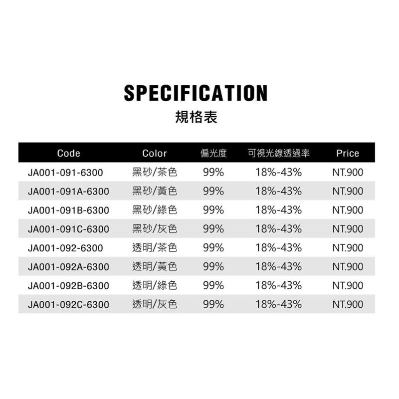 🎣🎣【 頭城東區釣具 】WEFOX WDX-1109 偏光鏡 紫外線變色 太陽眼鏡-細節圖9