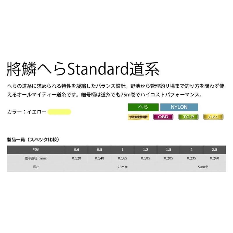 🎣🎣【 頭城東區釣具】TORAY 將鱗 へら Standard 道系 尼龍線50m-細節圖4