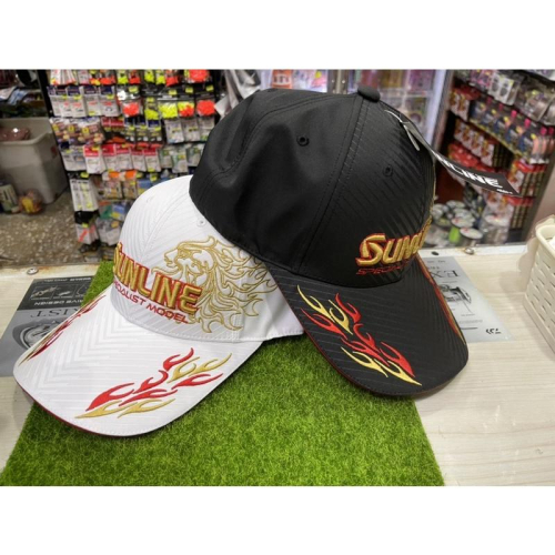 【 頭城東區釣具 】SUNLINE 22新品 CP-3398 獅子 刺繡帽 釣魚帽 棒球帽 帽子 (附帽夾)