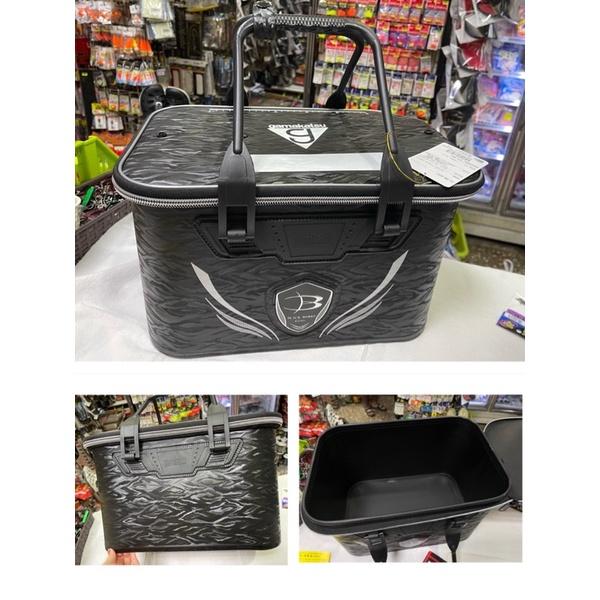 🎣🎣【 頭城東區釣具 】GAMAKATSU BLACK WORKS GM-2562 餌料桶/蝦盒/取水袋/餌杓桶四件組-細節圖2