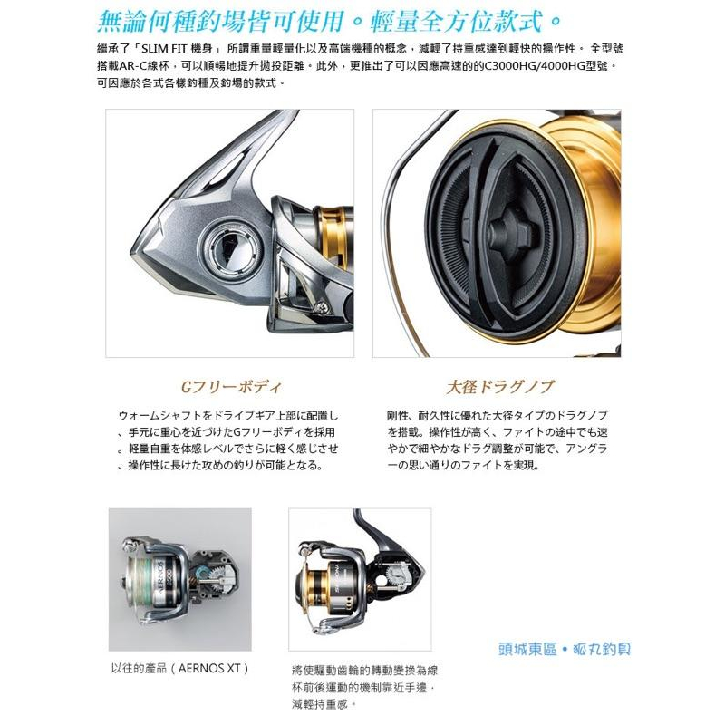 SHIMANO 17 SEDONA 2000型～5000型 紡車 捲線器-細節圖2
