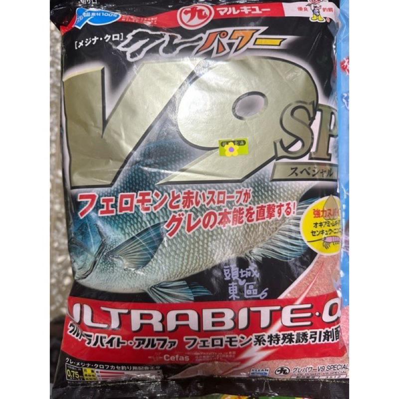 【 頭城東區釣具 】MARUKYU 丸九 V9 SP 黑白毛 #3512 誘餌粉 ASA 磯釣誘餌 A撒 1700g-細節圖2