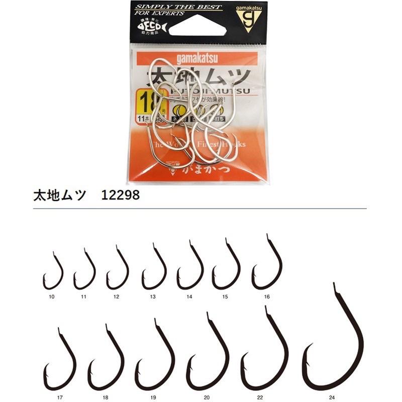 【 頭城東區釣具 】GAMAKATSU 太地ムツ 船釣鉤  鉤子 海釣 日本原裝日本鉤 魚鉤 鉤子 (有倒鉤#13～19-細節圖2