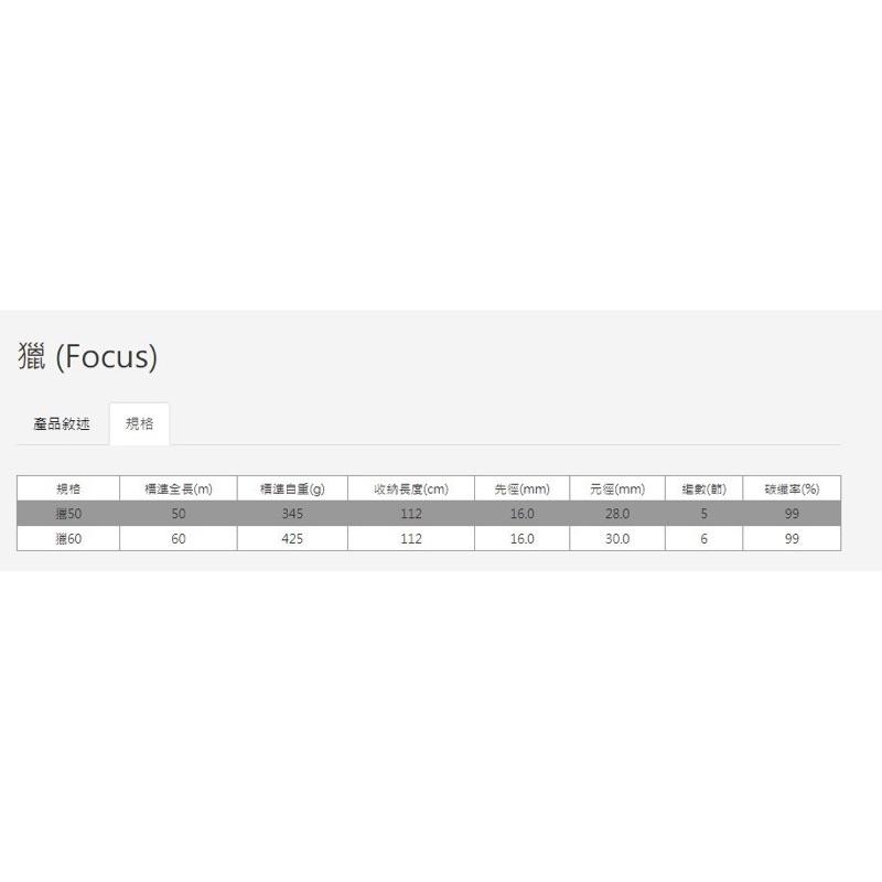 🎣🎣【 頭城東區釣具 】PROTAKO 上興 獵 Focus 獵 50 60 玉柄 聊聊有優惠價-細節圖8