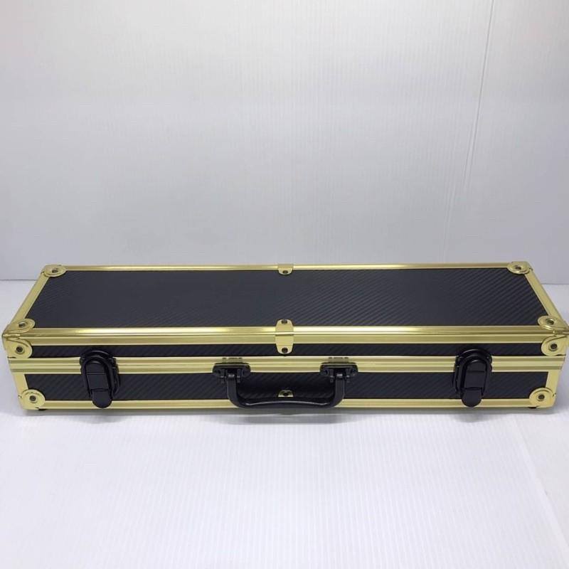 【 頭城東區釣具 】👻NEW ARIVAL👻 LS 碳纖維 貼皮 槍箱 52/13/9 (工廠海綿)-細節圖3