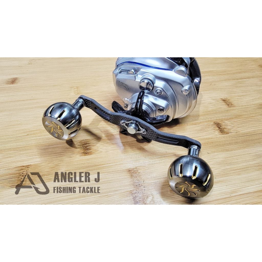 🎣🎣【 頭城東區釣具 】ANGLER J (AJ) AJ鋁合金圓形握丸35-細節圖9