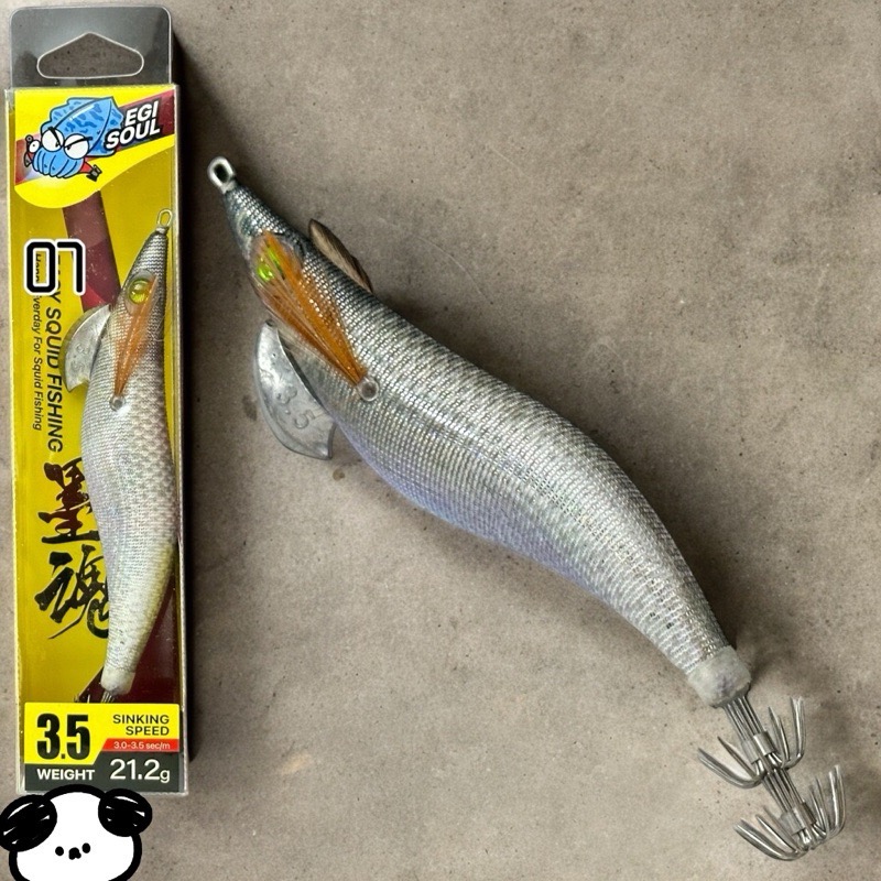 🎣🎣【 頭城東區釣具 】墨魂🔥買五送一🔥EASY SQUID FISHING 3.5寸 EGI 木蝦 21.2g-規格圖2