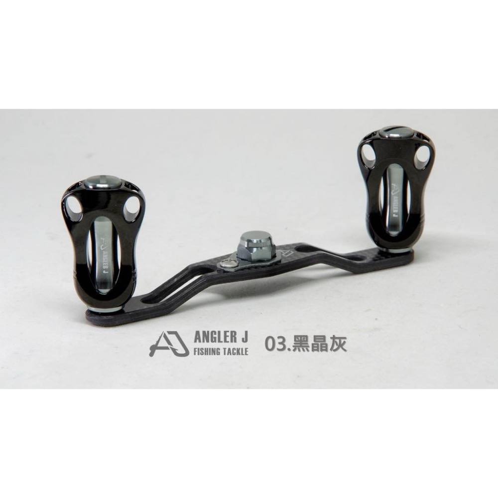 🎣🎣【 頭城東區釣具 】ANGLER J （AJ） 鋁合金扁丸碳纖雙軸搖臂95-規格圖2