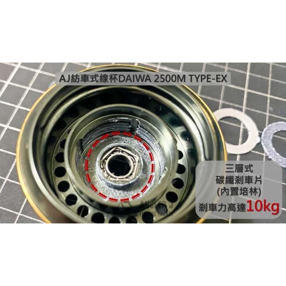 🎣🎣【 頭城東區釣具 】ANGLER J (AJ) 紡車式線杯DAIWA 2500M_TYPE-EX-細節圖5