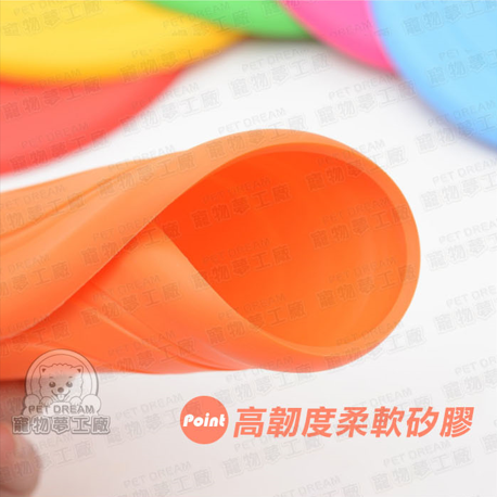 [怪獸經紀人]寵物矽膠軟飛盤🐶-細節圖3