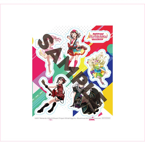 【限量 絕版 全新】Nintendo Switch BanG Dream 少女樂團派對 貼紙A3 PVC海報