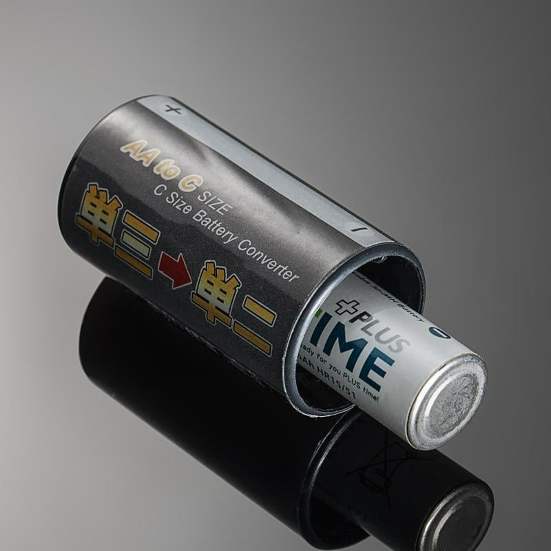 三重☆大人氣☆ 電池轉換套筒 三號轉二號-細節圖2