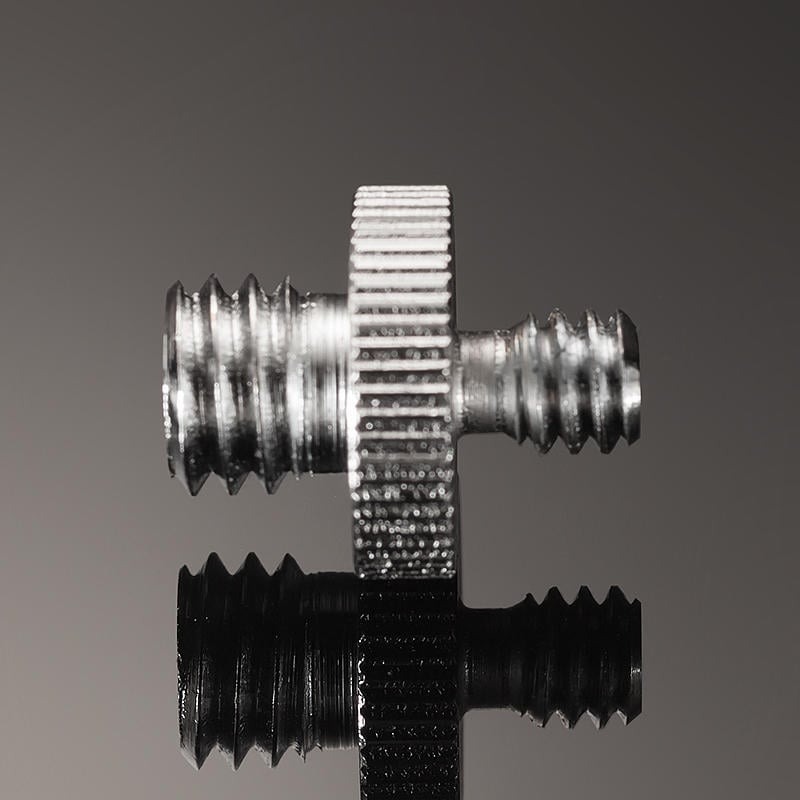 三重☆大人氣☆ 1/4轉3/8英寸 雙頭螺絲 適用 閃燈 LED 持續燈 麥克風 螢幕 肩架-細節圖2