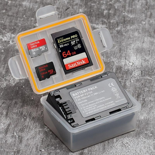 三重☆大人氣☆ KINGMA NP-FZ100 電池 記憶卡 收納盒 ILCE-9 A7III A7R3 A9 電池用